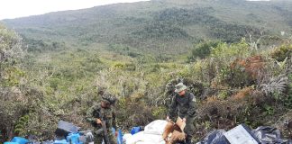 En Boyacá localizan dos estructuras para el procesamiento de clorhidrato de cocaína