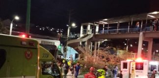Perdió una pierna la mujer involucrada en accidente cerca del puente del Santa Inés
