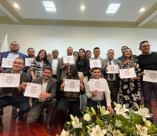 Concejales electos de Tunja recibieron credencial