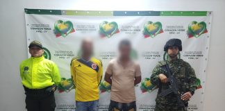 Capturados dos sujetos en zona rural de Campohermoso