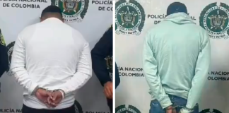 Capturan a dos sujetos en Villa de Leyva por hurto y violencia intrafamiliar