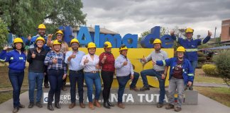 Alcaldes de Tuta y Sotaquirá visitaron la planta de Diaco en Boyacá