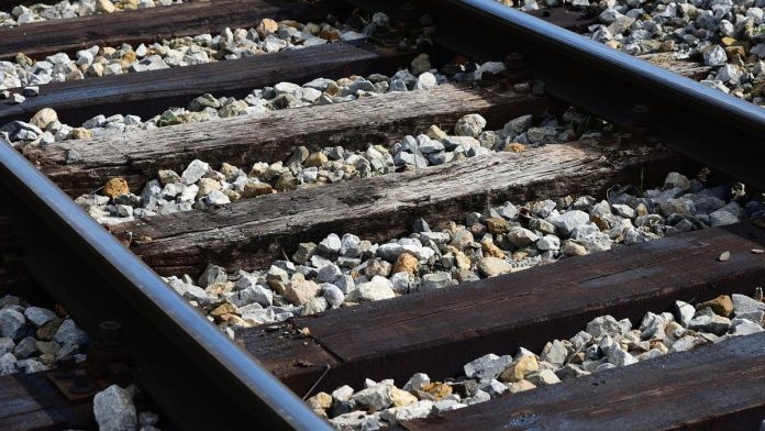 vias tren rieles