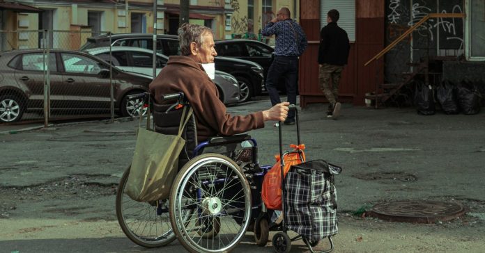 adulto silla de ruedas discapacidad