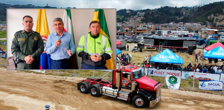 Garantizada la seguridad en Samacá para el desarrollo del Concurso Nacional de Tractomulas