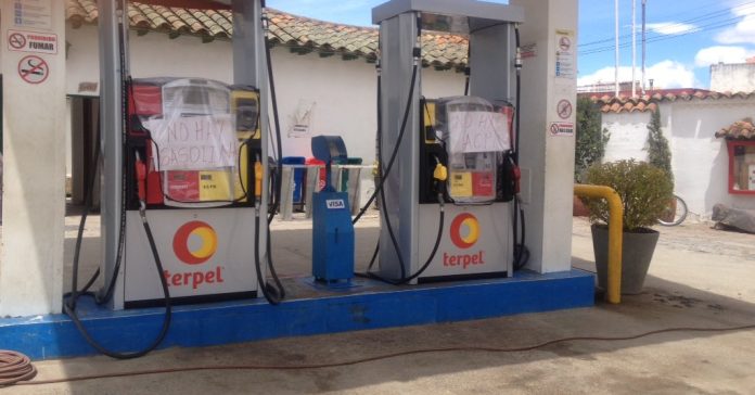 gasolina no hay