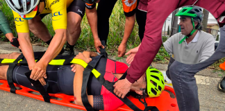Se recupera Sergio Fajardo después de accidente en bicicleta en Villa de Leyva