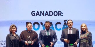 Boyacá ganó el premio de Colombia Líder al mejor Plan de Desarrollo del país