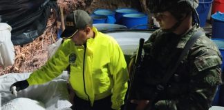 Un laboratorio en Somondoco producía cocaína de alta calidad