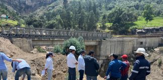 Invías toma medidas frente a la emergencia presentada en el puente El Boche, en Socha
