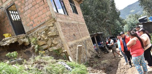 Alerta roja en Samacá por intensas lluvias