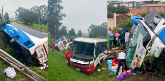 Grave accidente en vía Bogotá – Tunja