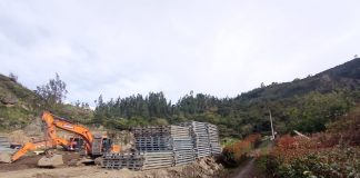 Llegó la estructura metálica a Socha para la prolongación del puente El Boche
