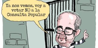 La caricatura que replicó Petro sobre el hundimiento de la Consulta