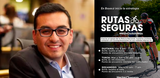 Inicia ‘Rutas Seguras’: la estrategia para proteger a los ciclistas de Boyacá, impulsada por Héctor Chaparro