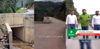 Carlos Amaya asegura que a su gobierno sí le ha interesado la carretera Duitama-Charalá