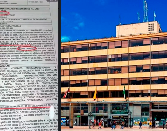 Denuncian irregularidades en millonario contrato de la Alcaldía de Tunja