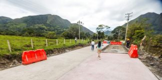 Avanzan las obras de pavimentación en la vía entre Labranzagrande y Yopal (El Morro)