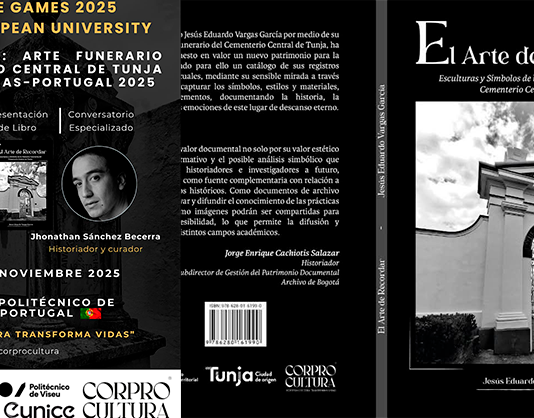 Corprocultura presenta el arte funerario del Cementerio Central de Tunja en la escena cultural europea