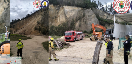 Deslizamiento en Cerro Pino asustó a Duitama; autoridades dan parte de tranquilidad