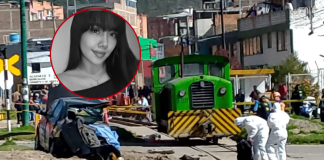 El paso del tren, que aumenta el caos en la movilidad de Duitama, dejó la primera víctima