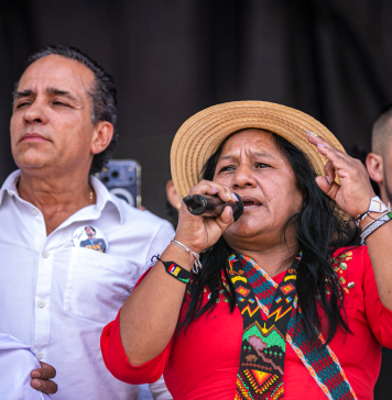 «Es el tiempo de los pueblos»: Aída Quilcué en Tunja, en imágenes