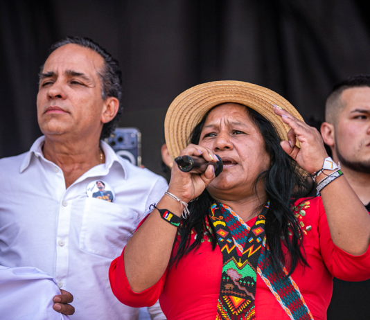«Es el tiempo de los pueblos»: Aída Quilcué en Tunja, en imágenes