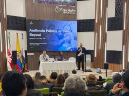 Audiencia Pública de Salud en Tunja: críticas a la Ley 100, denuncias por medicamentos y defensa de la reforma marcaron el debate