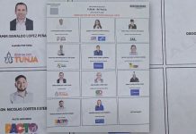 Sorteo de la tarjeta electoral en Tunja: ¿quién salió favorecido y quién no?