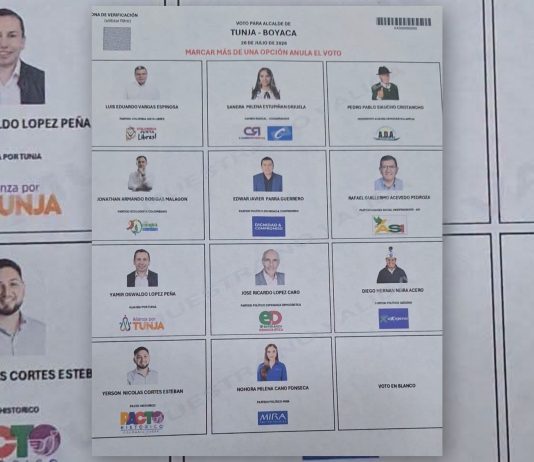 Sorteo de la tarjeta electoral en Tunja: ¿quién salió favorecido y quién no?