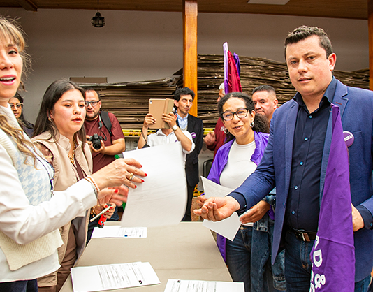 Edwar Javier Parra oficializó su candidatura a la Alcaldía de Tunja y prometió romper con la política tradicional