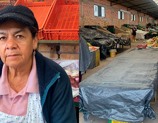 “Nos quieren sacar para unas carpas”: incertidumbre entre comerciantes de la Plaza del Norte de Tunja