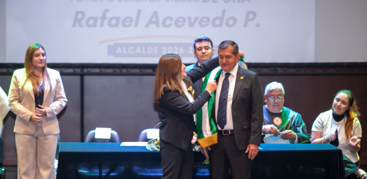 La posesión de Rafael Acevedo, en imágenes