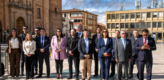 Así fue el primer acto oficial del Gobierno de Rafael Acevedo en Tunja, en imágenes