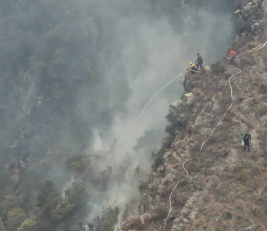 Incendio de Iguaque alcanza 90 % de control: Gobierno espera avanzar hacia su liquidación total