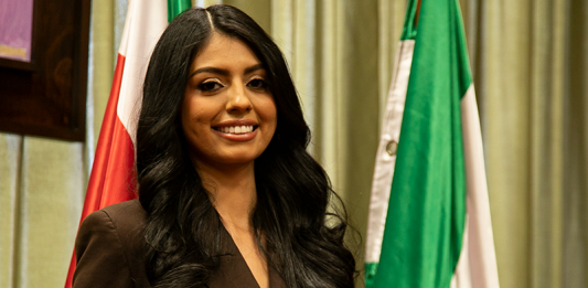 Candidata de Boyacá al Reinado de Cartagena, tiene 24 años y es estudiante de Comunicación Social