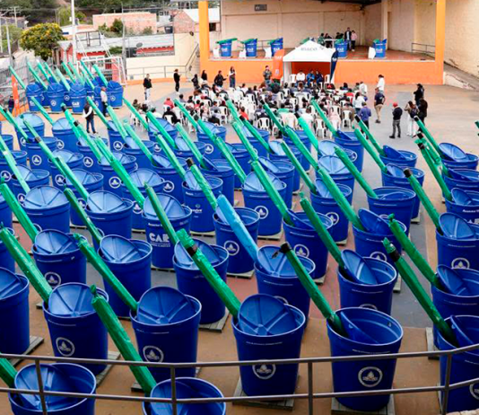 Chiquinquirá y Buenavista reciben 200 tanques para almacenar agua lluvia ante la temporada seca