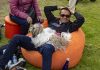 Familias junto con sus mascotas recorrieron Cosecharte, en imágenes
