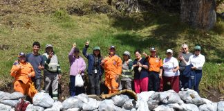 Urbaser recolectó cerca de 500 kilos de residuos en un cerro de Duitama