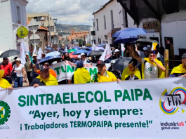 Sintraelecol protesta contra De la Espriella, pero ve una “lucecita” para el carbón en su Gobierno