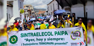 Sintraelecol protesta contra De la Espriella, pero ve una “lucecita” para el carbón en su Gobierno